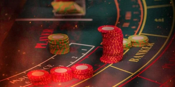 Decorative casino atmosphere